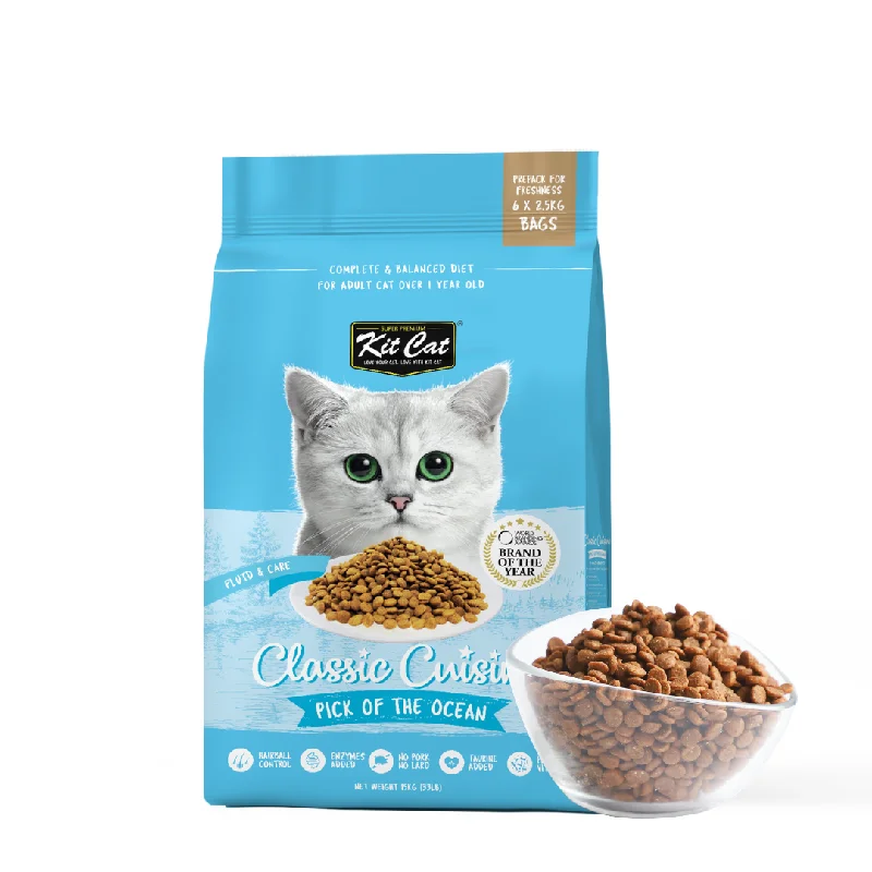 - Affordable cat food with good quality Kit Cat Premium Dry Cat Food - Pick Of The Ocean (15kg) - Affordable cat food with good quality Kit Cat Premium Dry Cat Food - Pick Of The Ocean (15kg)