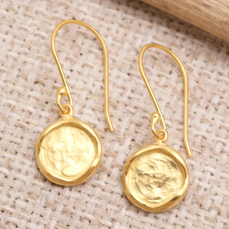 - Pregnant cat delivery room warming boxMirror of Life Hand Crafted Gold-Plated Sterling Silver Dangle Earrings - Pregnant cat delivery room warming boxMirror of Life Hand Crafted Gold-Plated Sterling Silver Dangle Earrings