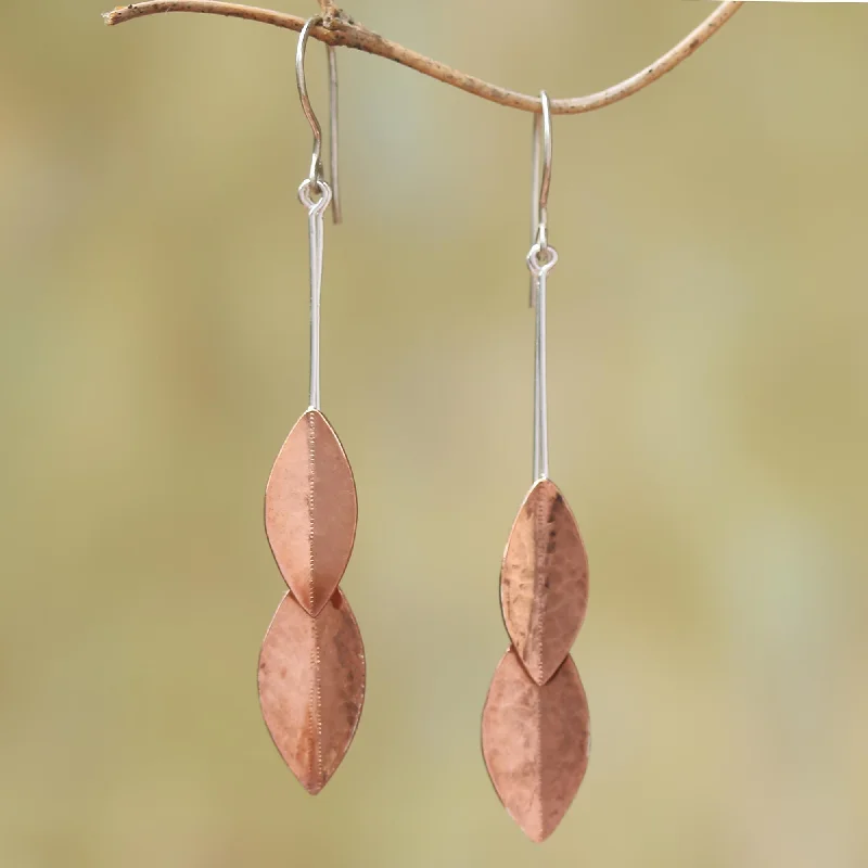- Pregnant cat delivery room warming boxFeminine Leaves Rose Gold Accent Sterling Silver Leaf Dangle Earrings - Pregnant cat delivery room warming boxFeminine Leaves Rose Gold Accent Sterling Silver Leaf Dangle Earrings