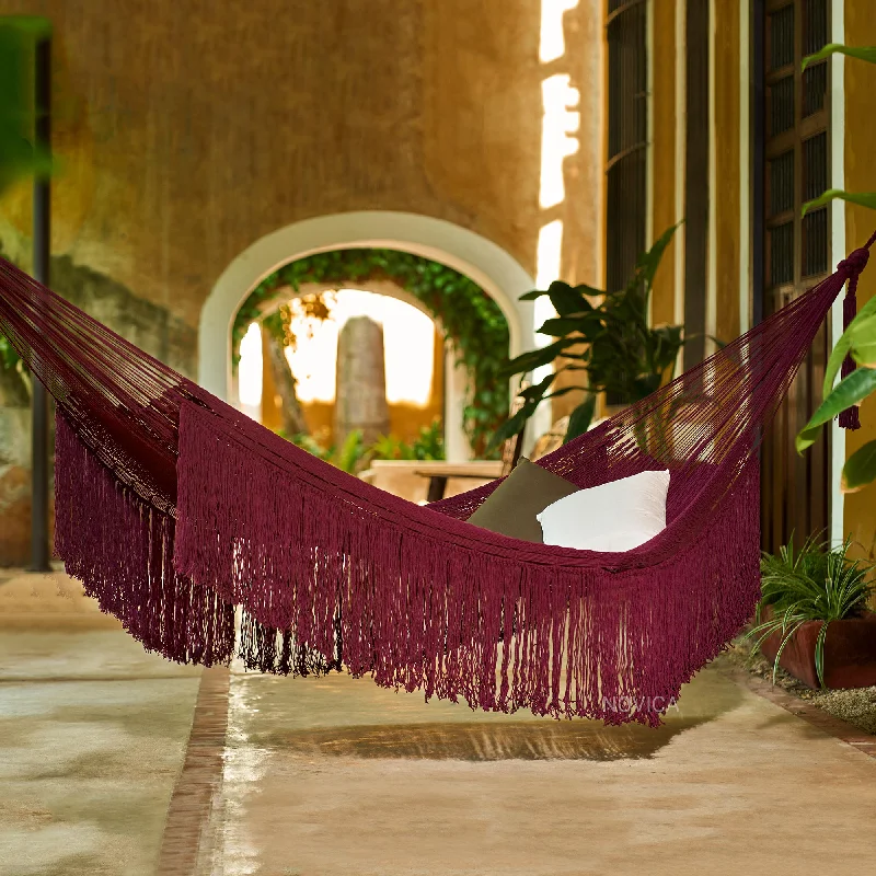 - Pet diabetes prescription foodCascade in Wine Cotton Rope Hammock in Wine (Double)