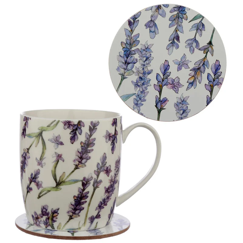 - Cat hair ball removal and hair removal creamPorcelain Mug and Coaster Gift Set - Lavender Fields - Cat hair ball removal and hair removal creamPorcelain Mug and Coaster Gift Set - Lavender Fields