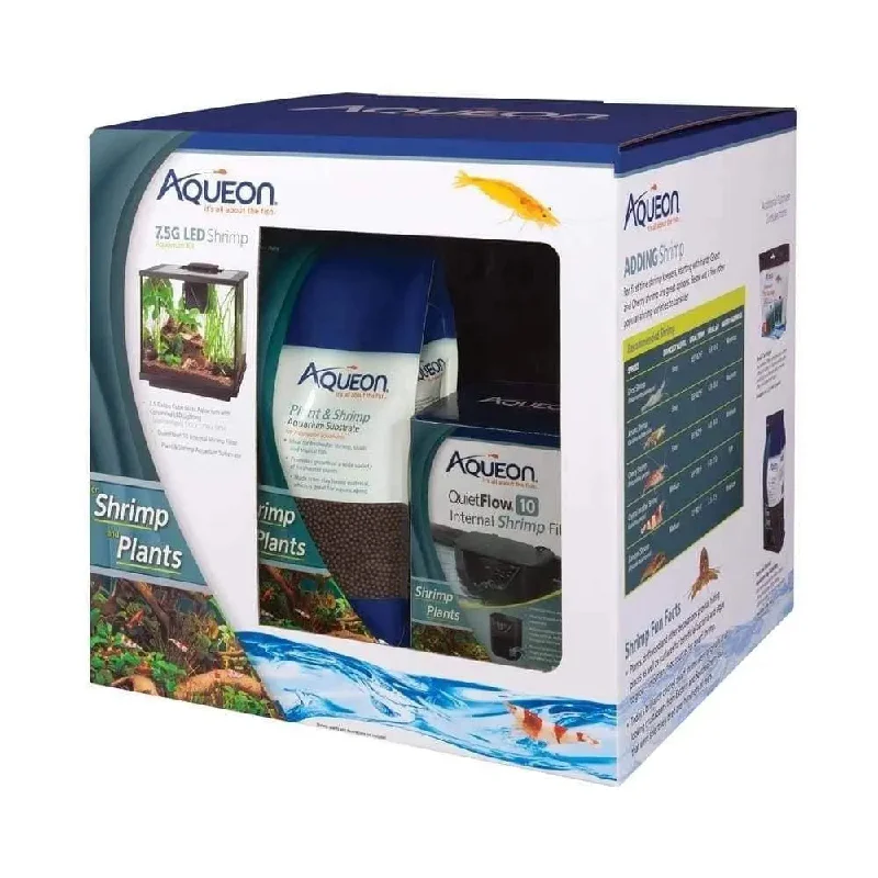 -Splash-proof food bowl AND Anti-choking slow food bowlAqueon Designer LED Shrimp Aquarium Kit 7.5gal -Splash-proof food bowl AND Anti-choking slow food bowlAqueon Designer LED Shrimp Aquarium Kit 7.5gal