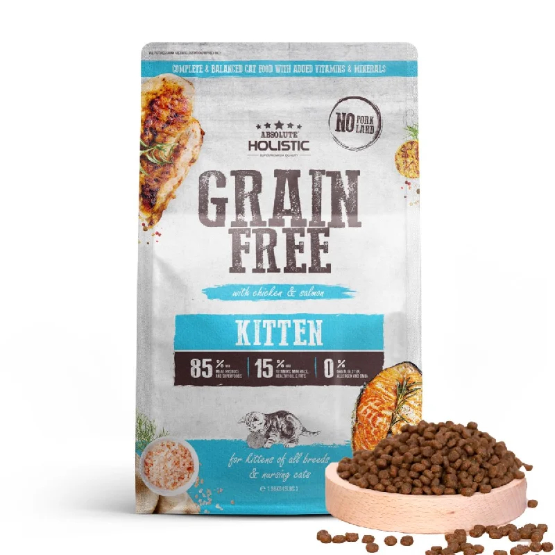 - Cat food for picky eaters Absolute Holistic Grain Free Dry Cat Food - Kitten (3lbs) - Cat food for picky eaters Absolute Holistic Grain Free Dry Cat Food - Kitten (3lbs)