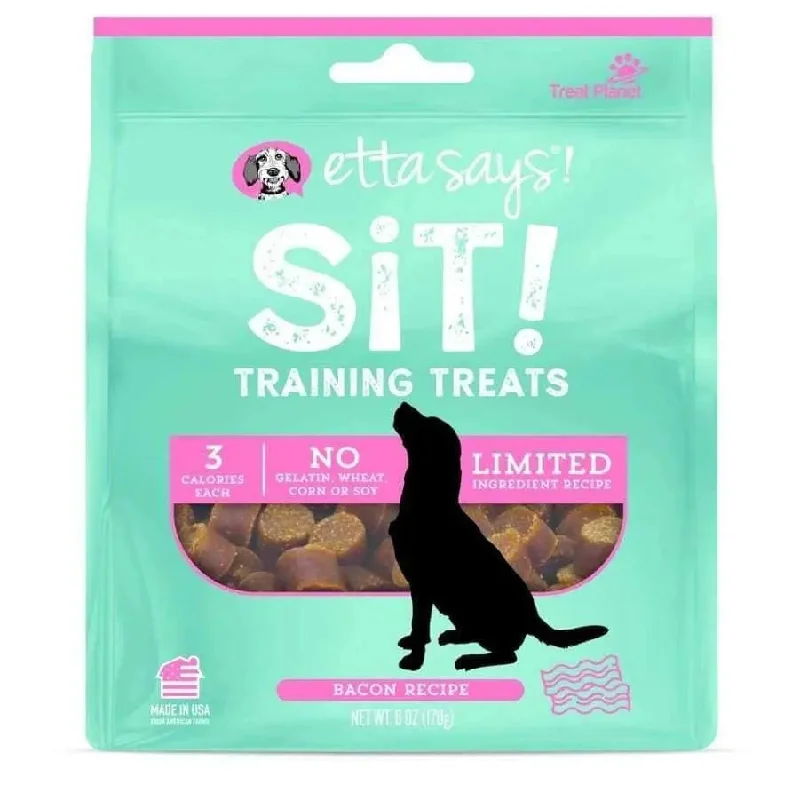 - Foldable and portable cat bagEtta Says! Sit! Dog Training Treats Bacon Recipe 6 oz - Foldable and portable cat bagEtta Says! Sit! Dog Training Treats Bacon Recipe 6 oz