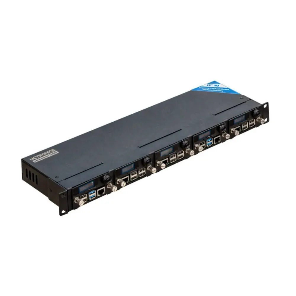 ---Uctronics Raspberry Pi Rackmount Enclosure V2.0 with PoE Functionality