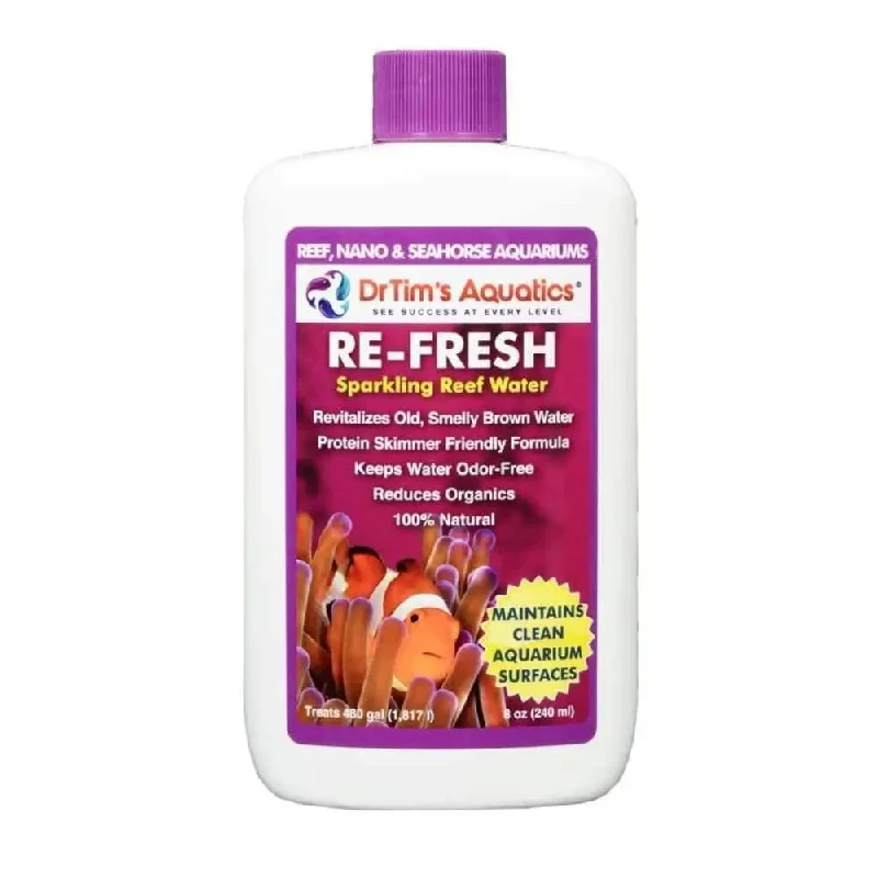 - Cat hair ball removal and hair removal creamDr. Tim's Aquatics Re-Fresh Revitalizer for Reef Aquarium 8 Fl. oz - Cat hair ball removal and hair removal creamDr. Tim's Aquatics Re-Fresh Revitalizer for Reef Aquarium 8 Fl. oz