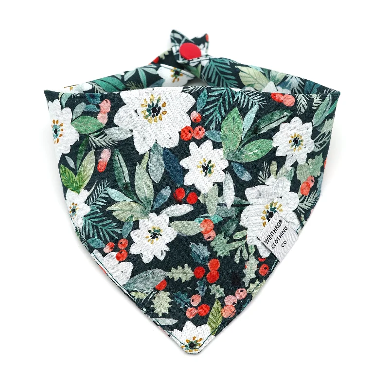 - Smart cat litter box with automatic cleaningPoinsettia Dog Bandana