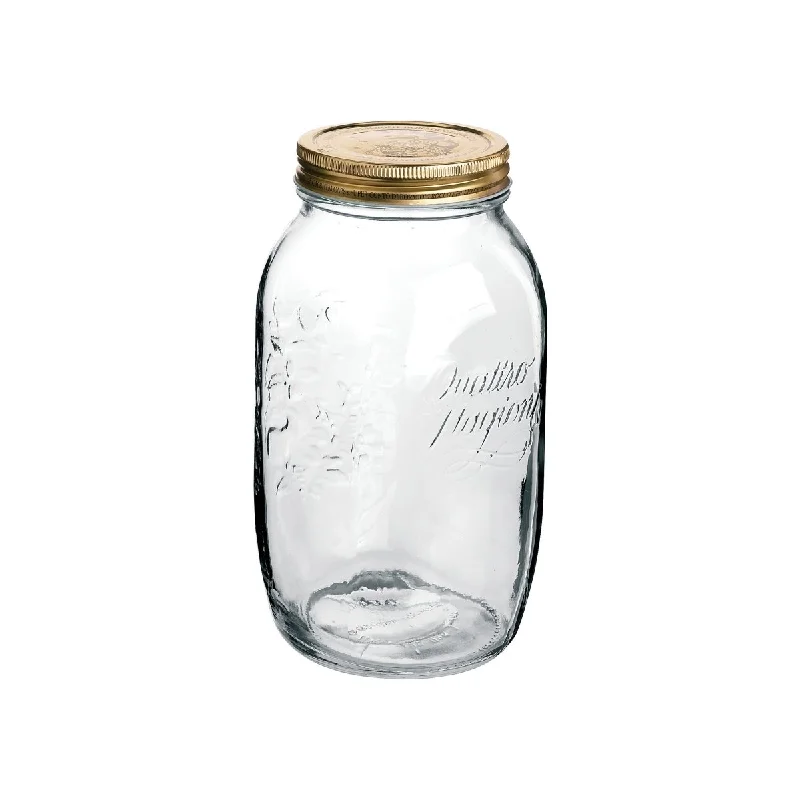 ---Bormioli Rocco Quattro Preserving Jar 1.5L