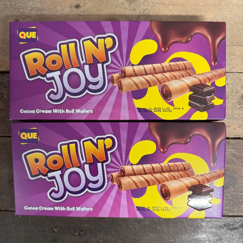 - Automatic temperature adjustment cat bed2x Que Roll N' Joy Cocoa Cream Wafer Rolls Boxes (2x100g) - Automatic temperature adjustment cat bed2x Que Roll N' Joy Cocoa Cream Wafer Rolls Boxes (2x100g)