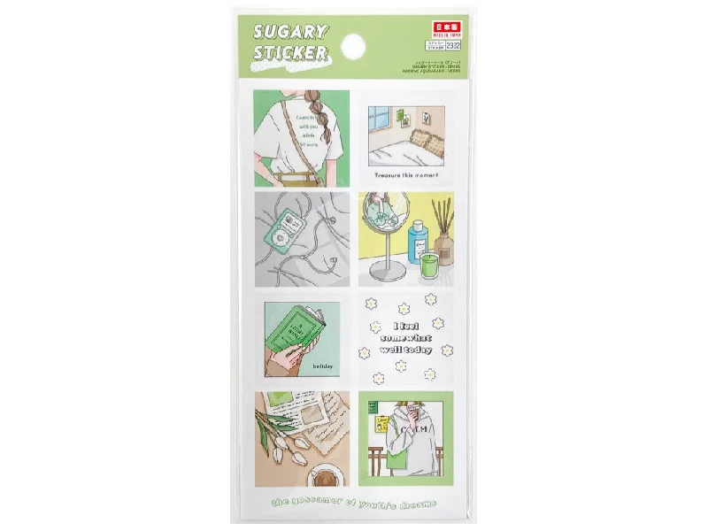 - Foldable and portable cat bagSUGARY STICKER - GREEN