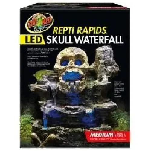 - Deodorizing cat litter tofu litterZoo Med Natural Rock Rapids LED Skull Reptile Waterfall Terrariums