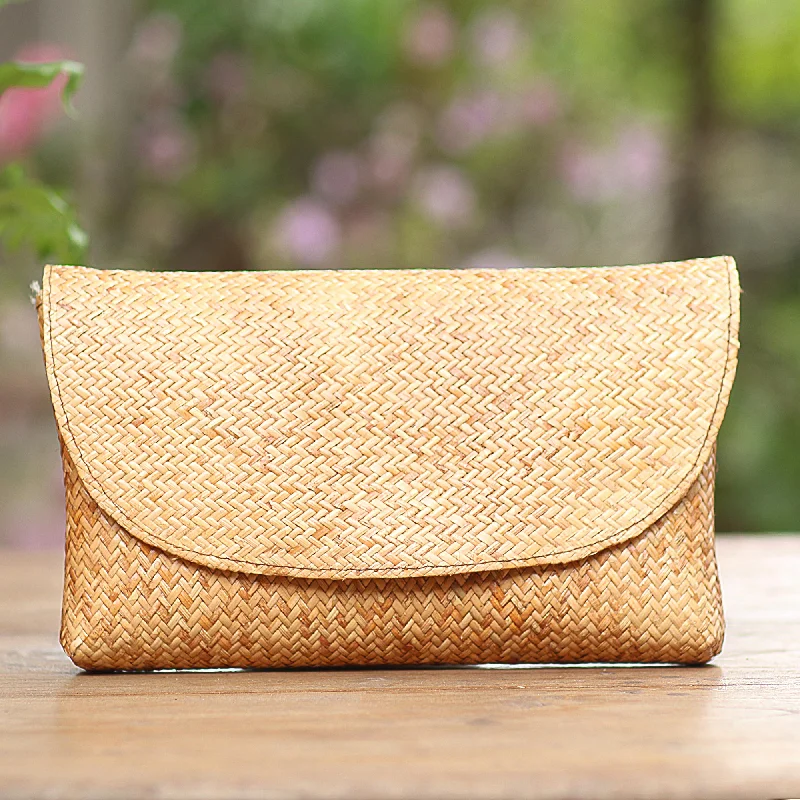 - Pet tear stain cleaning wipesCasual Afternoon Handwoven Tan Rattan Envelope Clutch Bag from Bali - Pet tear stain cleaning wipesCasual Afternoon Handwoven Tan Rattan Envelope Clutch Bag from Bali