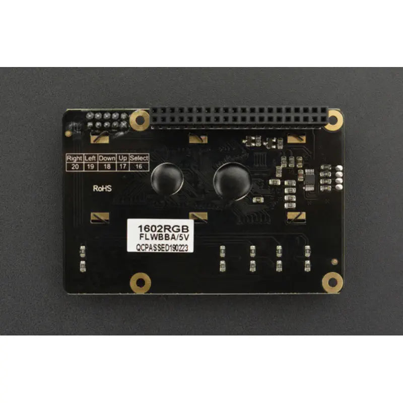 ---DFRobot I2C 16x2 RGB LCD KeyPad HAT w/ RGB Backlight(Compatible w/ Raspberry Pi 4B/3B+) ---DFRobot I2C 16x2 RGB LCD KeyPad HAT w/ RGB Backlight(Compatible w/ Raspberry Pi 4B/3B+)