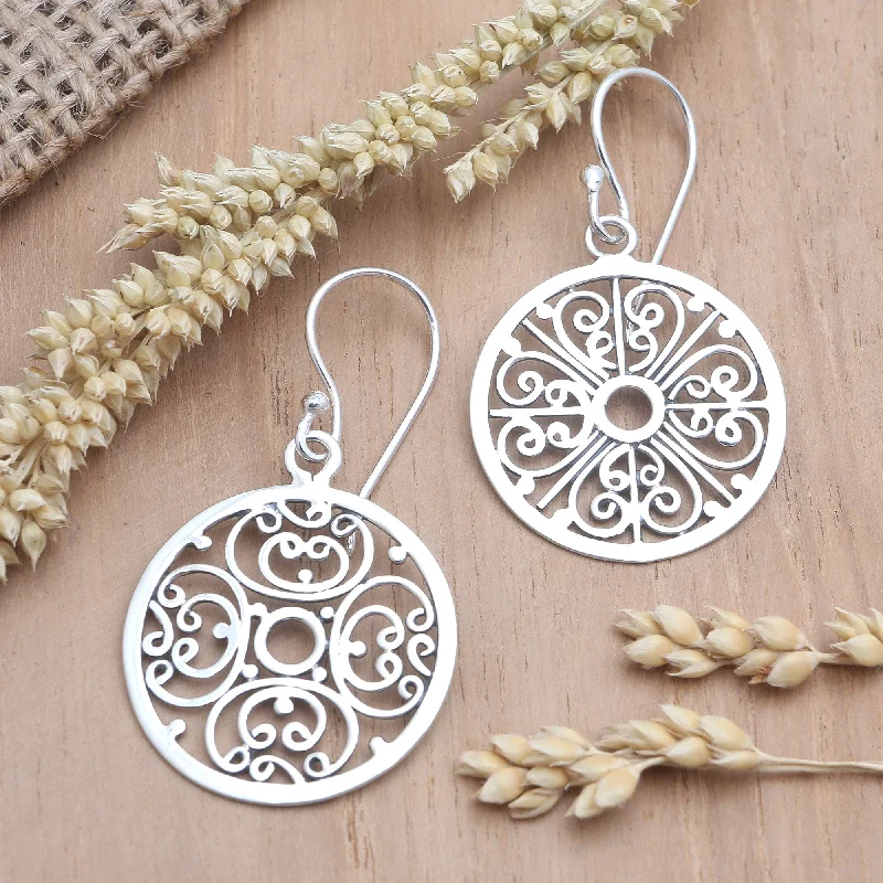 - Pet vitamin complex nutrition tabletsPis Hand Made Balinese Sterling Silver Dangle Earrings