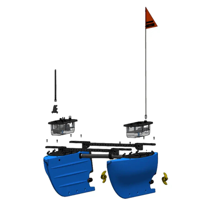 - Rabbit grass rack to prevent waste food boxBlueBoat Hull Fairings