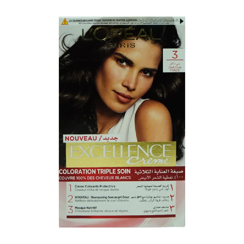 - Cat anti-jump window safety netLOREAL EXCELLENCE CREME DARK CHESTNUT BROWN 3 PC