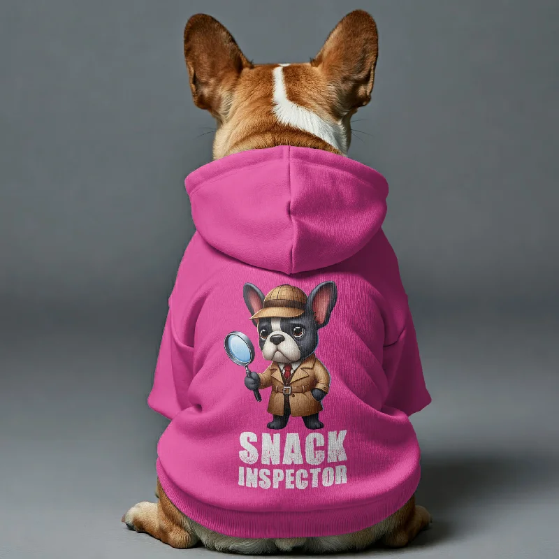 ---Snack Inspector - Personalized French Bulldog Hoodies with Funny Quotes – Stylish, Cozy, and Premium 100% Cotton