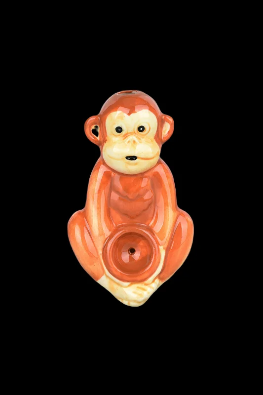 Pet ProductsWacky Bowlz Monkey Ceramic Hand Pipe
