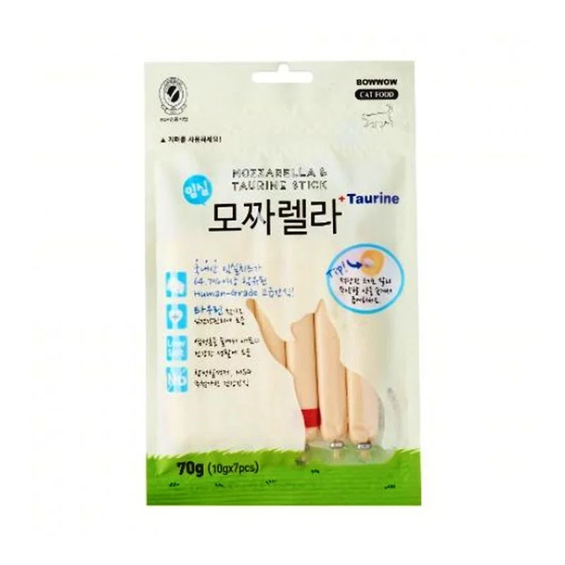    - Outdoor cat food  Bow Wow Mozzarella & Taurine Stick Cat Treat