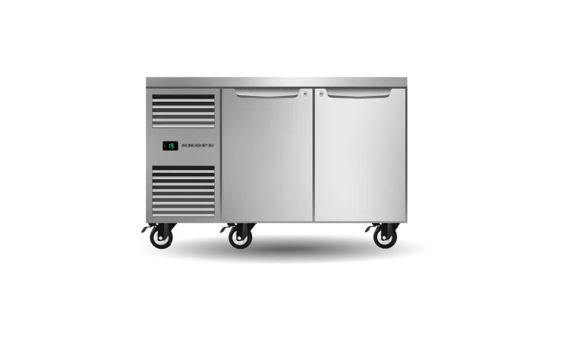 - Cat anti-jump window safety netSkope Two Solid Door Underbench GN1/1 Freezer
