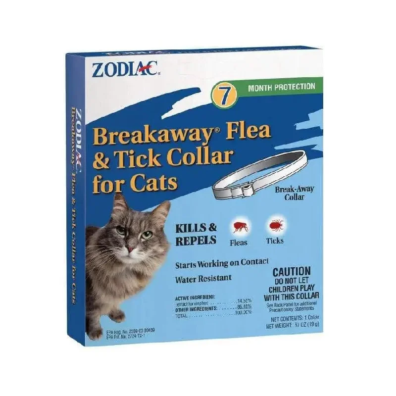 - ​​Pet toys under    yuanZodiac Breakaway Flea and Tick Collar for Cats