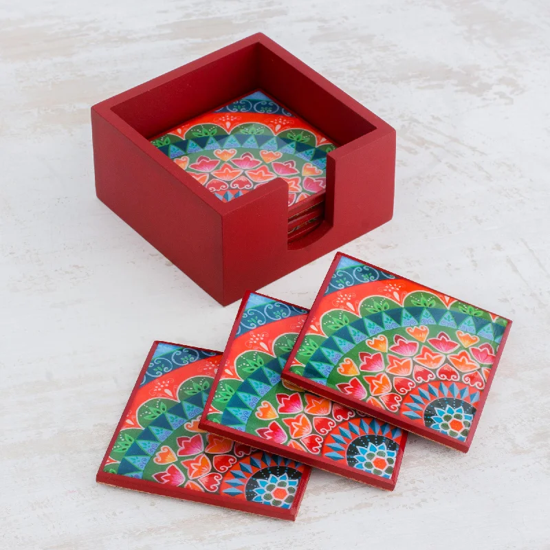 - Rabbit grass rack to prevent waste food boxHome Delicacies Six Handcrafted Wood Coasters in Red from Costa Rica - Rabbit grass rack to prevent waste food boxHome Delicacies Six Handcrafted Wood Coasters in Red from Costa Rica