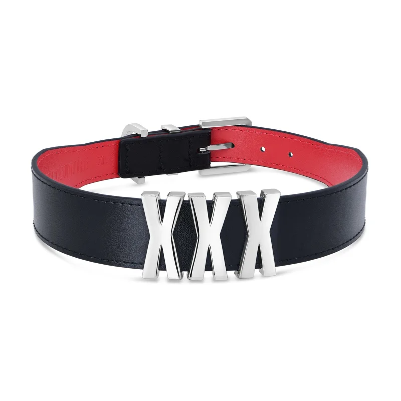  . **Pet collar with custom engraving**XXX Confession Dog Collar