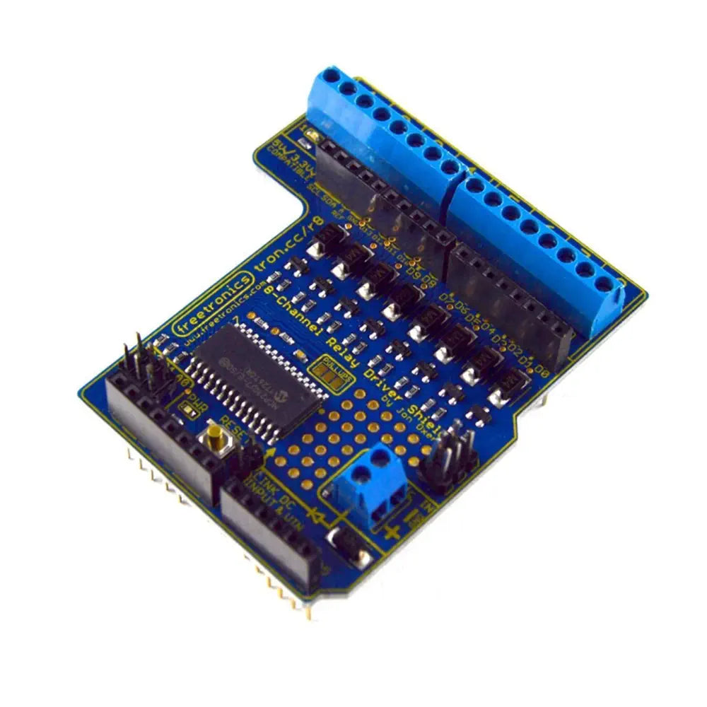 - Hamster silent running wheel to prevent chewing8-Channel Relay Driver Shield