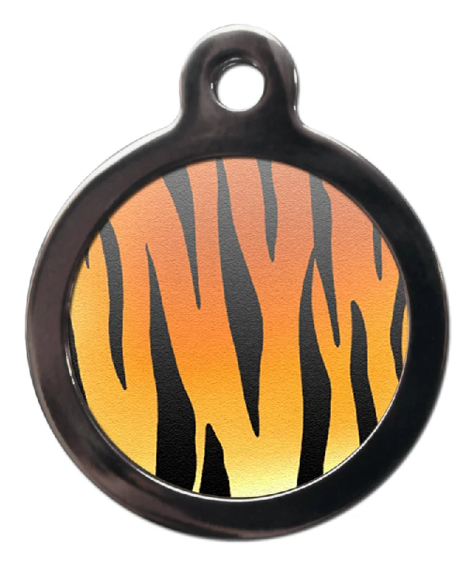 - Postoperative pet anti-licking Elizabethan collarTiger Print Dog Tag