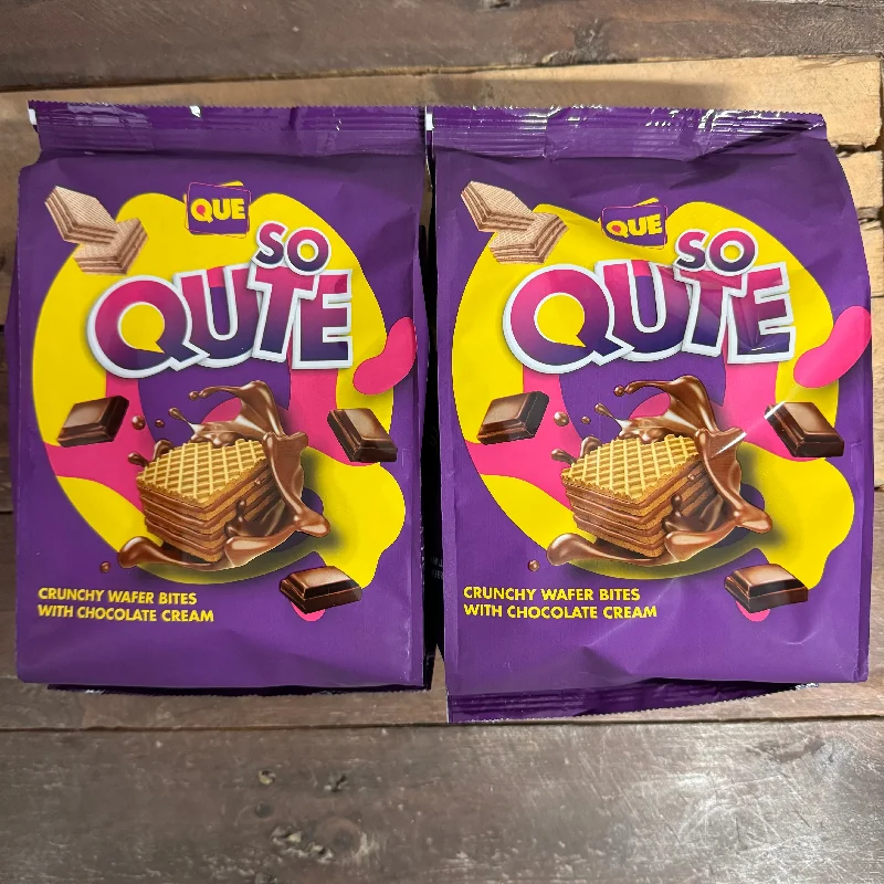 - Dog heart rate monitoring collar2x Que So Qute Chocolate Cream Wafer Bites Packs (2x200g) - Dog heart rate monitoring collar2x Que So Qute Chocolate Cream Wafer Bites Packs (2x200g)