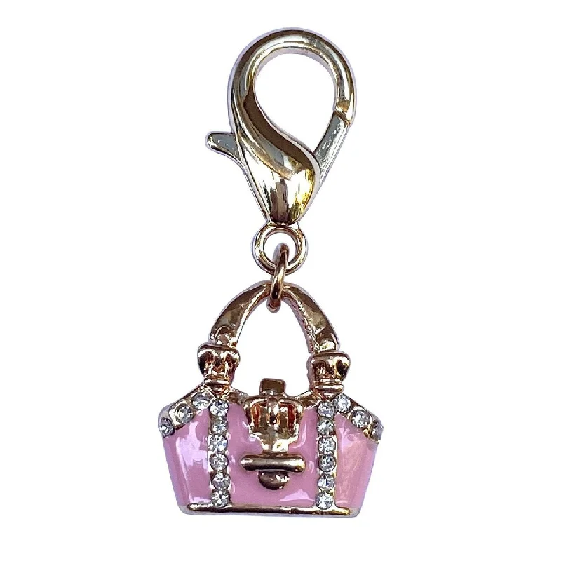 Pet anti-allergic clothesChic Purse Dog Collar Charm