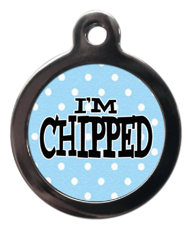 - Dog anti-slip matI'm Chipped Blue Polka Dot Dog Tag