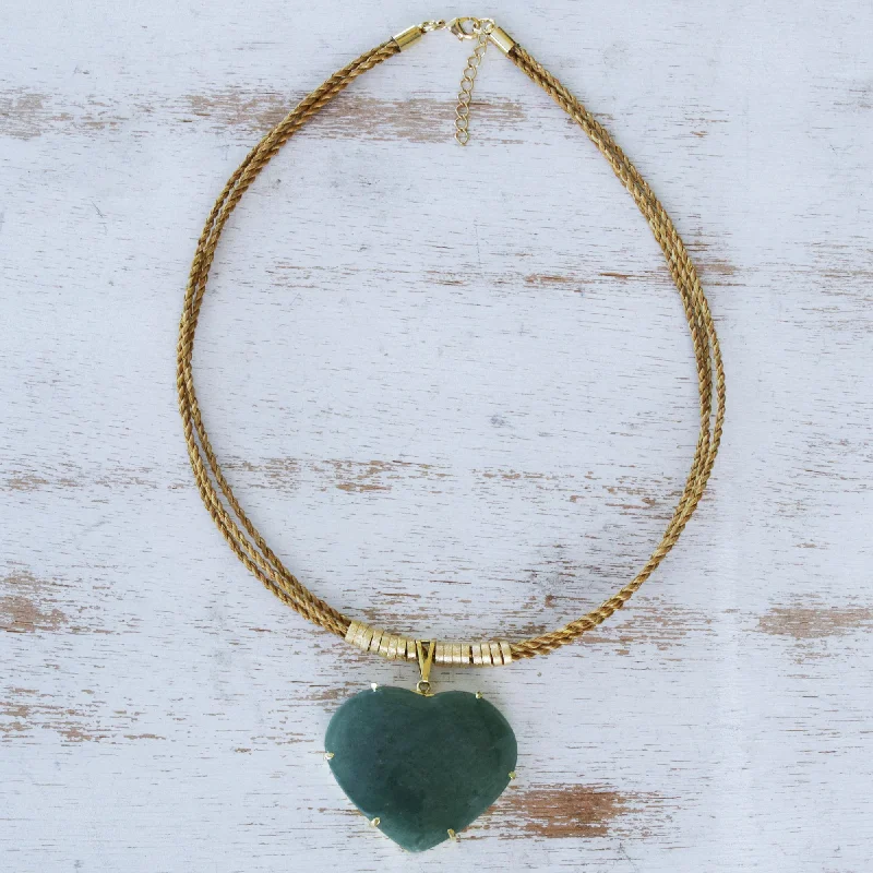 - Remote interactive pet feederWhole Heart Golden Grass Necklace with Green Quartz