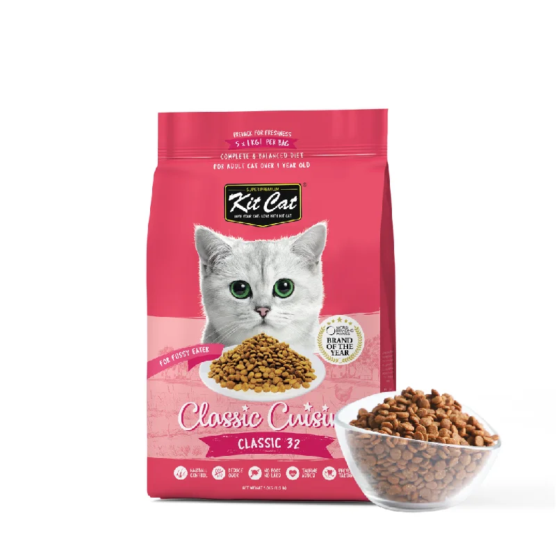    - Cat food nutritional analysis  Kit Cat Premium Dry Cat Food  - Classic 32 (5kg)