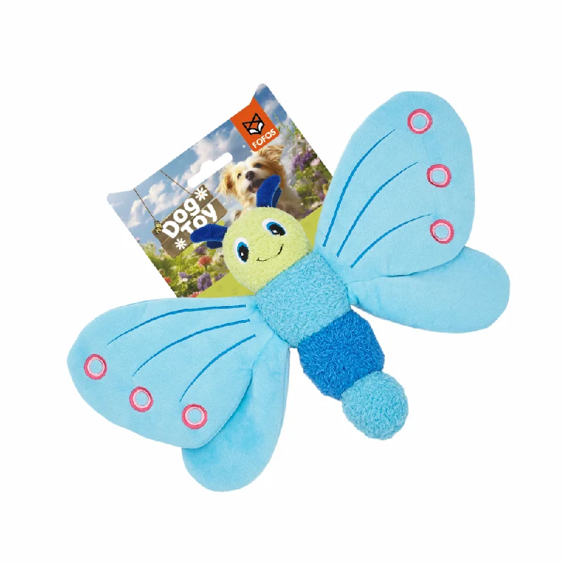 - Car dog seat beltFOFOS Jumbo Butterfly Plush Toy for Dogs (Blue)