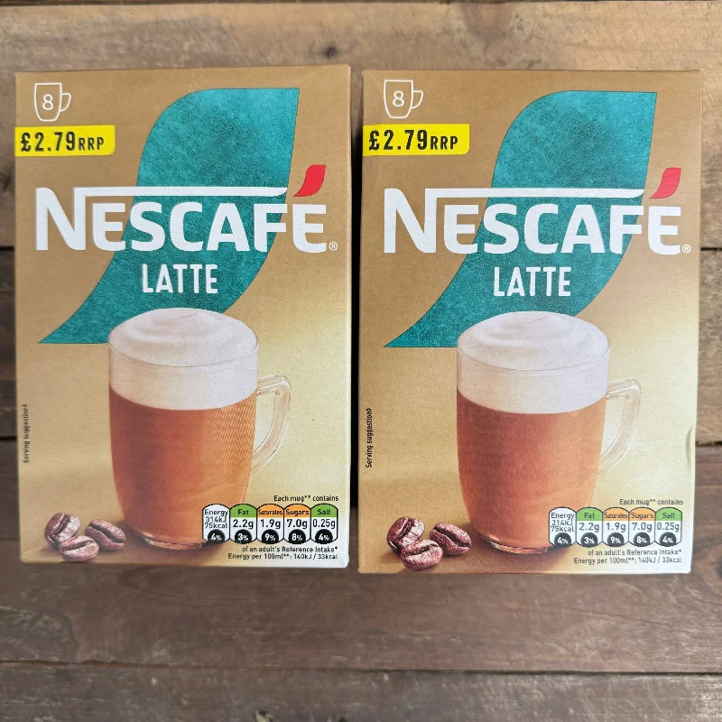 - Automatic temperature adjustment cat bed16x Nescafe Latte Instant Coffee Sachets (2 Boxes of 8x18g) - Automatic temperature adjustment cat bed16x Nescafe Latte Instant Coffee Sachets (2 Boxes of 8x18g)