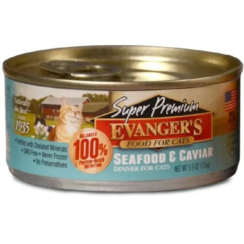 - Car dog seat beltEvanger's Super Premium Seafood & Caviar Dinner Canned Cat Wet Food 24ea/5.5 oz - Car dog seat beltEvanger's Super Premium Seafood & Caviar Dinner Canned Cat Wet Food 24ea/5.5 oz