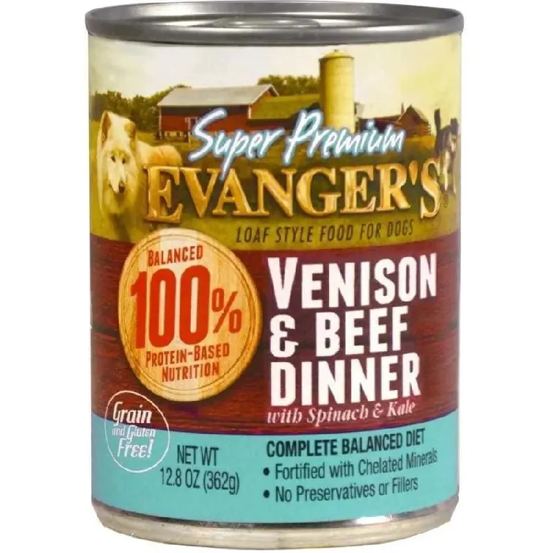 - Pet vitamin complex nutrition tabletsEvanger's Super Premium Limited Ingredient Venison/Beef Dinner Dogs Food 12/12.8oz - Pet vitamin complex nutrition tabletsEvanger's Super Premium Limited Ingredient Venison/Beef Dinner Dogs Food 12/12.8oz