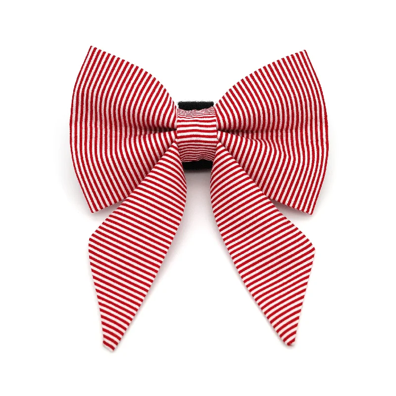 - Pet electric nail grinder silent modelRed Pinstripe Sailor Dog Bow