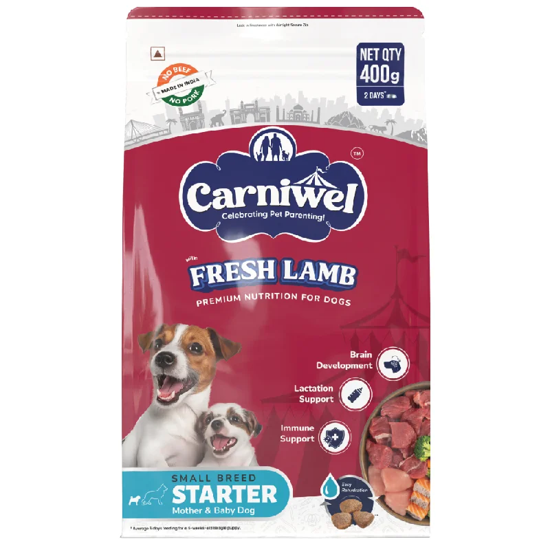 - Custom pet birthday cakeCarniwel Fresh Lamb Starter For Small Breed Mother & Baby Dog Dry Food