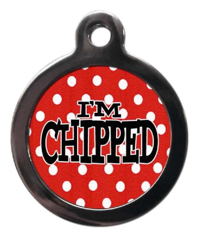 - Pet stroller can be taken on the planeI'm Chipped Red Polka Dot Dog Tag