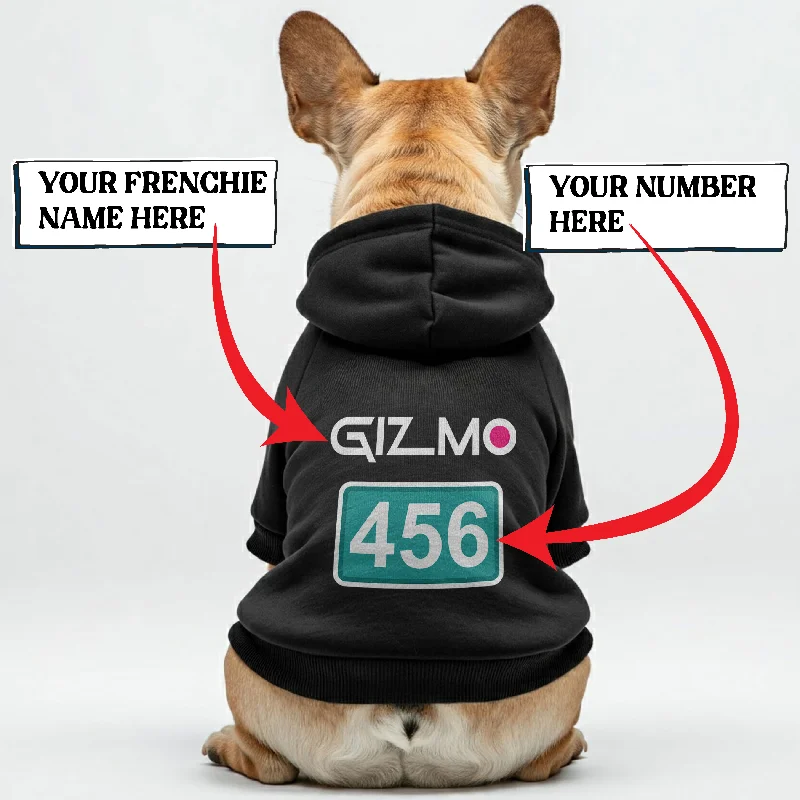 - Remote interactive pet feederFrenchie Game - Personalized French Bulldog Hoodies with Custom Name and Number – Stylish, Cozy, and Premium 100% Cotton - Remote interactive pet feederFrenchie Game - Personalized French Bulldog Hoodies with Custom Name and Number – Stylish, Cozy, and Premium 100% Cotton