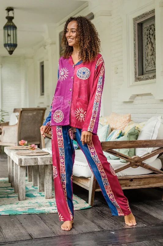  -Explosion-proof leash FOR LARGE dogsMandala Dreams Hand-Stamped Pajama Set with Mandala Motif