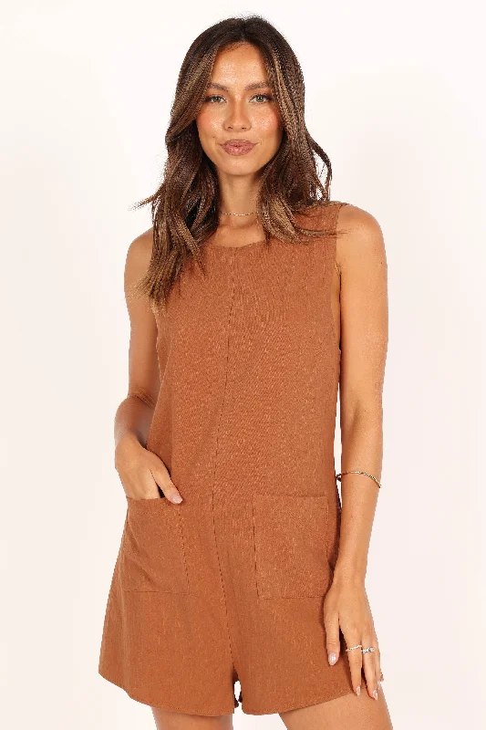 - Winter dog thick down jacketDory Playsuit - Tan