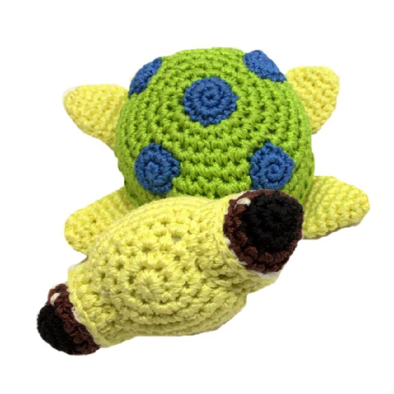  -High-end pet toy rankingsSquish The Sea Turtle Organic Cotton Dog Toy