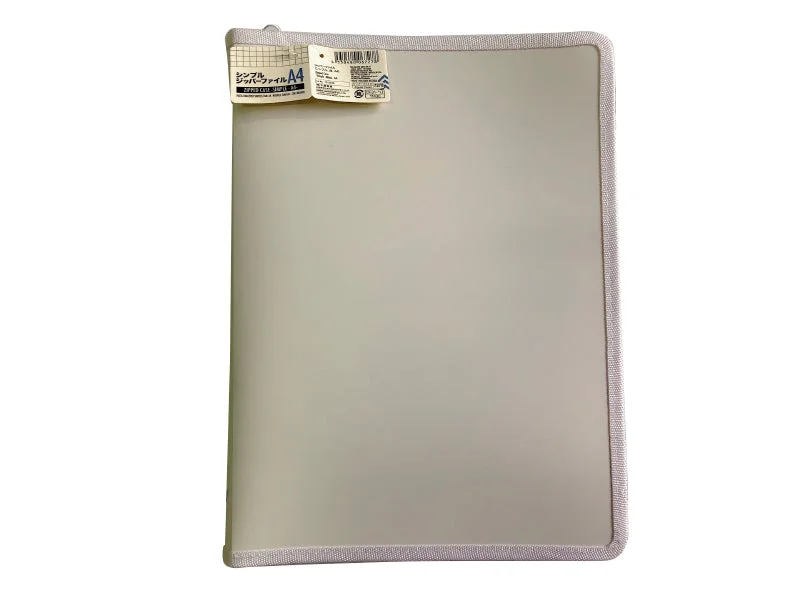 - Chinchilla cooling ice nest ceramic plateZipped Case -Simple -White- A4-