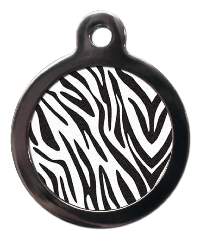 - ​​Pet toys under    yuanZebra Print Dog Tag