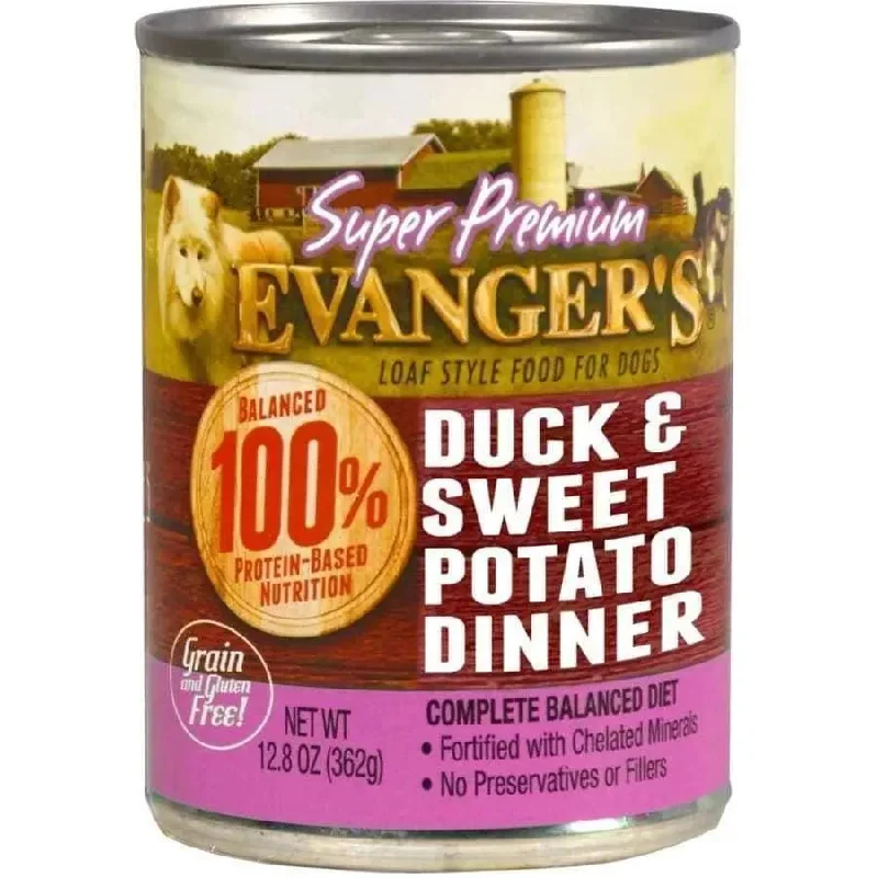 - Winter dog thick down jacketEvanger's Super Premium Duck & Fresh Sweet Potato Dinner Canned Dog Food 12ea/12.8 oz - Winter dog thick down jacketEvanger's Super Premium Duck & Fresh Sweet Potato Dinner Canned Dog Food 12ea/12.8 oz