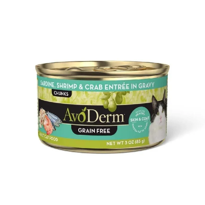 - Summer pet ice matAvoDerm Grain Free Sardine Shrimp & Crab Entree in Gravy Canned Cat Food 24/3oz