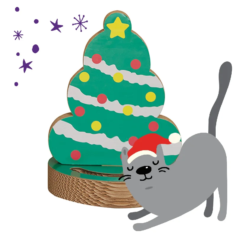 - Custom pet birthday cakeCat Christmas Tree - Cardboard Scratcher & Ball Game